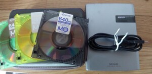 MOP2-U640P IODATA MOドライブ USB2.0接続 おまけメディア付き