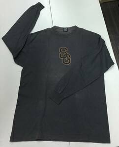 1990s レア☆デッドストックＶＩＮＴＡＧＥ　STUSSY ロングスリーブ 80's OLD STUSSY ステューシー Tシャツ XL スケータ入手困難