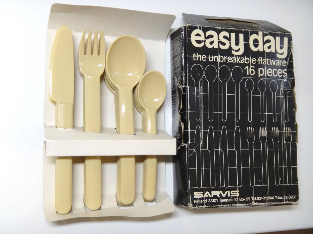 16本セット◆ カイフランク Easy Day カトラリー Kaj Franck 1978~1985年 Pitopoyta )北欧 フィンランド アラビア イッタラ