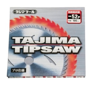 タジマ チップソー MT-190TC 木工用 外径190mm 刃厚1.6mm 刃数52P 穴径20mm TAJIMA TJMデザイン 016119 。