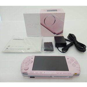 【美品】SONY ソニー/PSP-3000 プレイステーション・ポータブル ブロッサム・ピンク/88