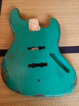 雰囲気系ボディ Fender Japan JB62 ジャズベースボディ ラッカー再塗装 インディーズレリック Japan Vintage ボディメイク_画像2