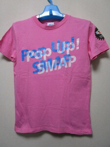 入手困難！BEAMS FOR SMAP POP! UP! SMAP Ｔシャツ・ピンク・Ｓ（スマップビームスコラボＴシャツジャニーズ事務所）