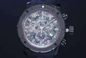  Ed ksEDOX 10221 Chrono offshore 1 Professional 500M мужской PVD дайвер камуфляж [ ограничение 500шт.@* стандартный товар * как новый ]