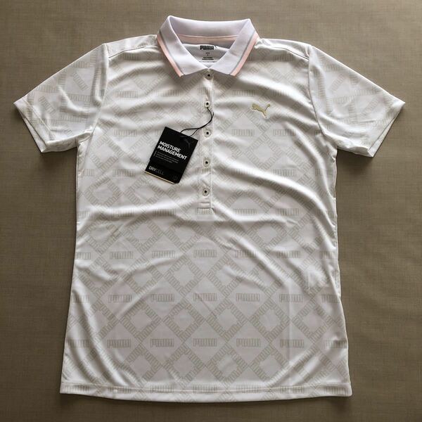 新品・未使用　PUMA ゴルフ ポロシャツ　◆ L ◆ 923992 ホワイト プーマ