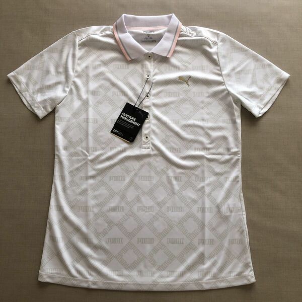 新品・未使用　PUMA ゴルフ ポロシャツ　◆ XL ◆ 923992 ホワイト プーマ