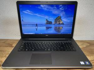WIN10 DELL INSPIRON 17 5000 5759 Core I5-6200 2.30GHz 8G 500G HD520 OFFICE 2013搭載 東京即日発送