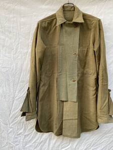 希少 貴重 珍品 US ARMY 米軍 ウール フィールド シャツ 胴 袖口 風防 WWⅡ OD 30s40s WOOL FIELD SHIRTS