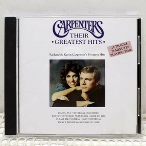 Carpenters / Their Greatest Hits [POCM-1520]CD какой листов тоже единая стоимость доставки 