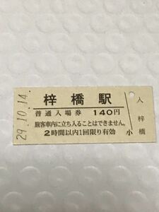 JR東日本 大糸線 梓橋駅（平成29年）