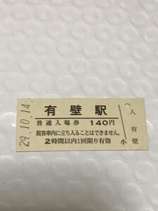 JR東日本 東北本線 有壁駅（平成29年）