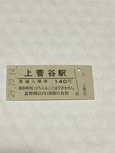 JR東日本 水郡線 上菅谷駅（平成29年）