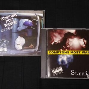 COMPTONS MOST WANTED/STRAIGHT CHECKN'EM+MUSIC TO DRIVEBY/MC EIHT GETO BOYS G-RAPウェッサイG-FUNKチカーノCHICANOサウスGANGSTA G-LUVの画像1