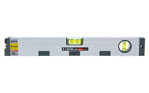 シンワ測定 レーザービームレベル２ 450㎜ マグネット付 76167 PSC 適合品 レーザー照射時 連動して 水平気 泡管 の LED が 点灯