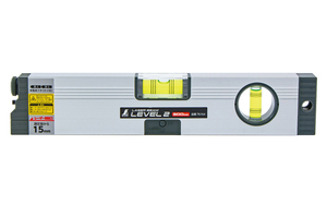 シンワ 測定 レーザービーム レベル２ ３００㎜ 76164 PSC 適合品 レーザー 照射時 に 連動して 水平気 泡管 の LED が点灯する