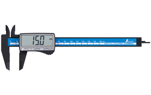 sinwa measurement digital vernier calipers carbon fibre large character 150.19990 vernier calipers reading taking rear .. character height 15mm large type liquid crystal display use 