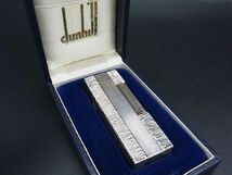 1円 ■美品■ dunhill ダンヒル 高級ガスライター ローラーガスライター 喫煙グッズ 喫煙具 メンズ レディース シルバー系 a6111UM_画像1