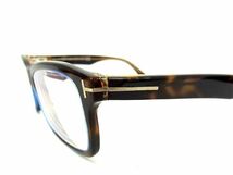 1円 ■美品■ TOM FORD トムフォード TF5146 べっ甲調 度入り メガネ めがね 眼鏡 アイウェア メンズ レディース ブラウン系 a6052UM_画像5