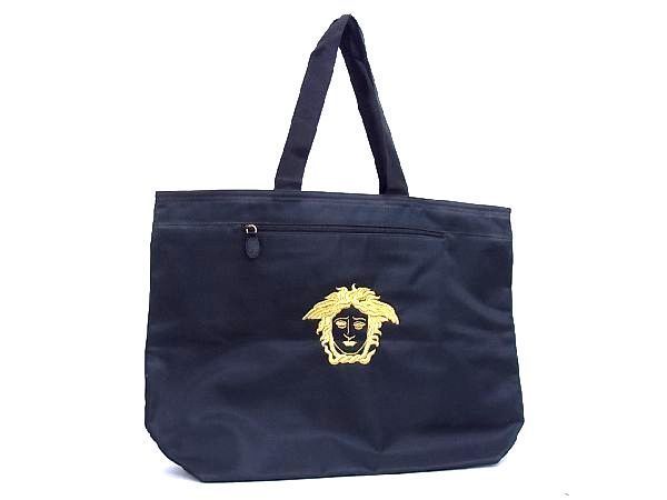 GIANNI VERSACE ジャンニヴェルサーチ メデューサ レザー ハンドバッグ