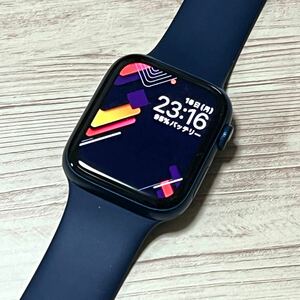 Apple Watch Series 6 44mm ブルー GPSモデル