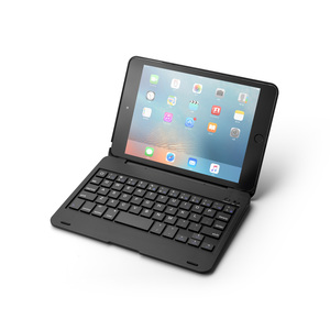 iPad mini4 mini5 専用 Bluetooth キーボードケース PCカバー ブラック