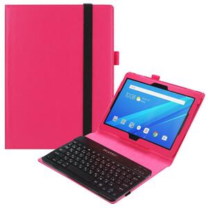 [ free shipping ]SoftBank Lenovo Tab4 10 / Y!mobile Lenovo Tab4 10 exclusive use leather case attaching Bluetooth keyboard rose 