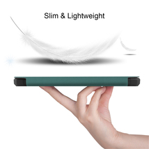 Amazon 第11世代 Kindle Paperwhite (2021) 専用 ケース カバー 薄型 軽量型 高品質PUレザーケース グリーン_画像6