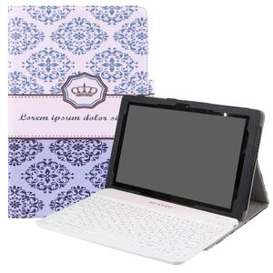 [ free shipping ]Qua tab PZ exclusive use leather case attaching Bluetooth keyboard Japanese input correspondence au Qua tab PZ LGT32SWA key board case Crown 