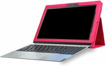 Lenovo ideapad MIIX 320 ケース スタンド機能付き Lenovo Miix 320 専用カバー キーボード内包型 ケース レッド_画像5