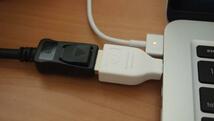 Mini Displayport/Thunderbolt to Displayport 変換アダプタ_画像2