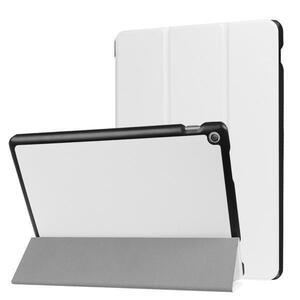 ASUS ZenPad 10 ( Z301 / Z301MFL / Z301ML ) 専用ケース　三つ折　カバー　薄型　軽量型　スタンド機能　高品質PUレザーケース☆ホワイト