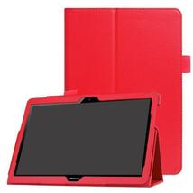 Huawei MediaPad T3 10専用スタンド機能付きケース　二つ折　カバー　薄型　軽量型　スタンド機能　高品質PUレザーケース☆レッド_画像1