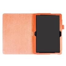Huawei MediaPad T3 10専用スタンド機能付きケース　二つ折　カバー　薄型　軽量型　スタンド機能　高品質PUレザーケース☆オレンジ_画像3