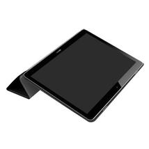 Huawei MediaPad T3 10 専用マグネット開閉式 スタンド機能付き専用三つ折ケース 薄型 軽量型 高品質PUレザーケース☆ブラック_画像3