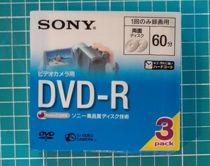 ソニー　8cm DVD-R 3枚 3DMR60A 