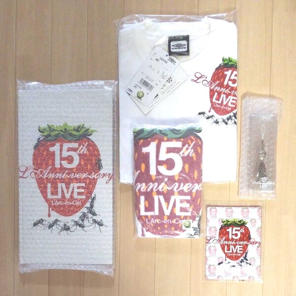 L'Arc-en-Ciel 15th L'Anniversary LIVE グッズセット【新品未開封】【値下げ済み】