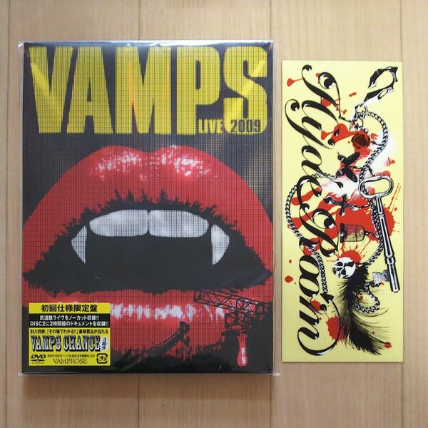 VAMPS LIVE 2009 DVD2枚組【初回仕様限定盤DVD】