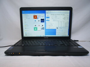 東芝 dynabook B350/22A PB35022ASTB Pentium P6100 2.0GHz 4GB 320GB 15.6インチ DVD作成 Win10 64bit Office Wi-Fi [81670]