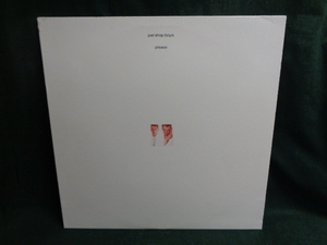 PET SHOP BOYS/PLEASE●LP SPECIALTY PRESS