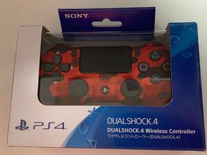 PS4 ワイヤレスコントローラー(DUALSHOCK 4) レッド・カモフラージュ CUH-ZCT2J30