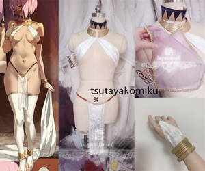 Fate/Grand Ordermashu* drill e light absolute ma. war line same person Mai costume play clothes + arm ornament manner wig optional 