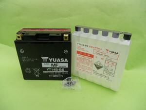 YUASA 台湾ユアサ YT14B-BS バッテリー 充電済 YT14B-4 XJR1300 ドラッグスター1100 XVS1100 MT-01 FZS1000フェザー FJR1300 BT1100 RP03J