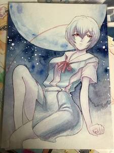  Ayanami Rei * рукописный текст . иллюстрации 