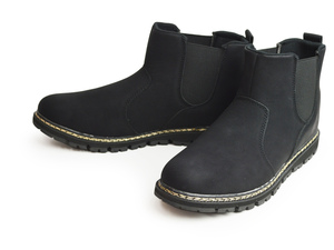 新品■26.5cm メンズ サイドゴア ブーツ 防水 レインブーツ LiBERTO EDWIN エドウィン ショートブーツ ワークブーツ チャッカブーツ 靴
