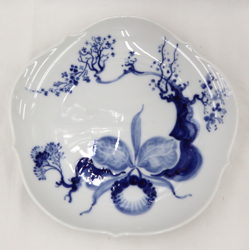 MEISSEN/マイセン ブルーオーキッド 19cmプレート1枚 ドイツ 単品 お皿