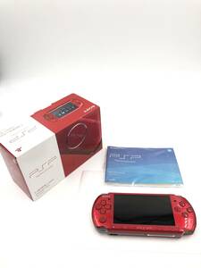 【美品】　PSP‐3000　ラディアントレッド (PSP-3000RR)　動作保証あり