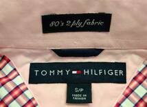 中古　トミーヒルフィガー 80's 2ply fabric TOMMY HILFIGER　メンズ　半袖　シャツ　S　刺繍_画像5