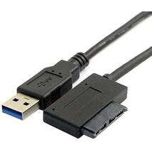 CY USB 3.0~7+6 13ピン スリムライン SATA ケーブルアダプター ノートパソコン CD DVD ROM 光学ドライブ用_画像1