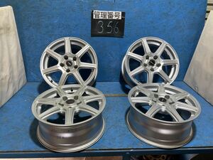 〈356〉ホイール4本セット　TOPRUN 16インチ6.5J オフセット+38 PCD 5H114.3 ハブ73mm ボルト穴13mm