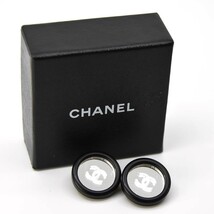 質屋 イヤリング CHANEL シャネル ココマーク ミラー 鏡 ヴィンテージ 95 C クルーズコレクション ブラック みいち質店_画像3